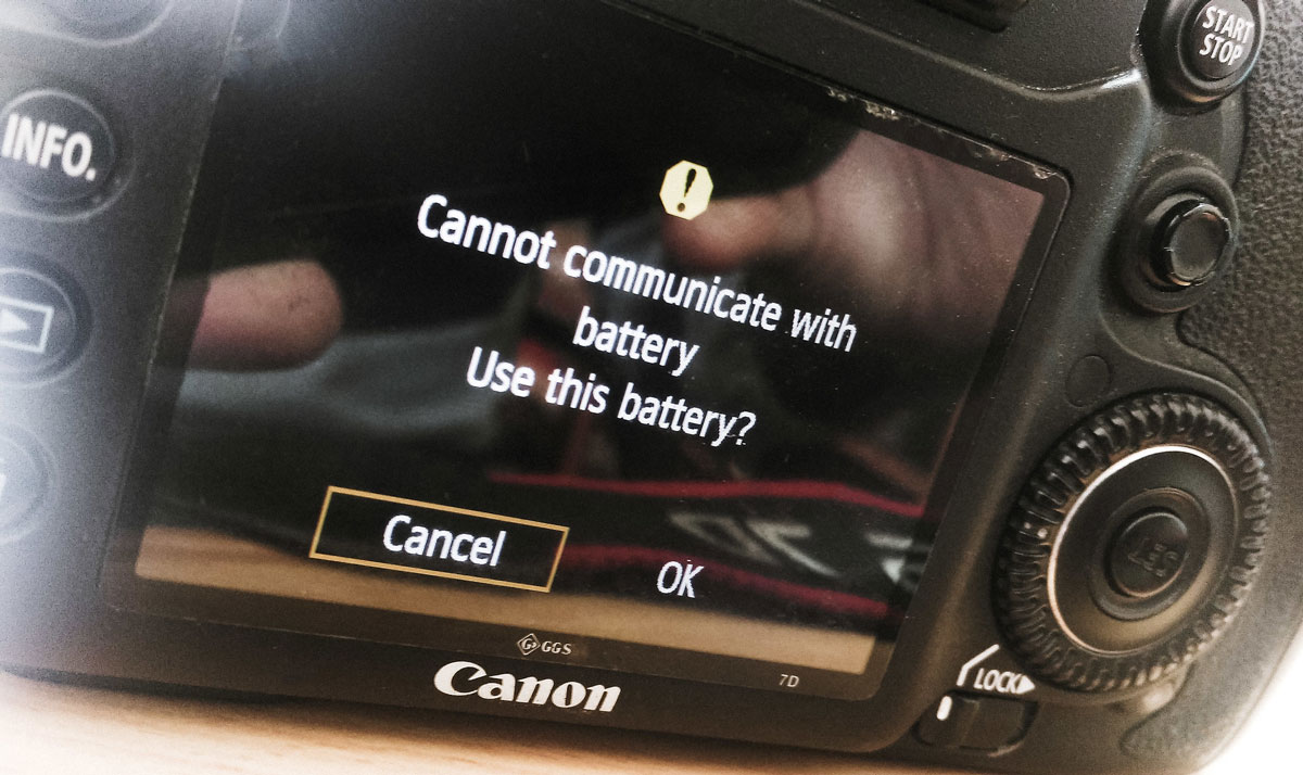 رفع خطاهای دوربین کانن